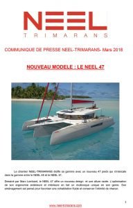 Press release NEEL-TRIMARANS 16