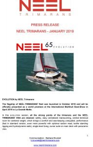 Press release NEEL-TRIMARANS 1