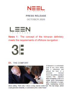 Press release LEEN-TRIMARANS 9